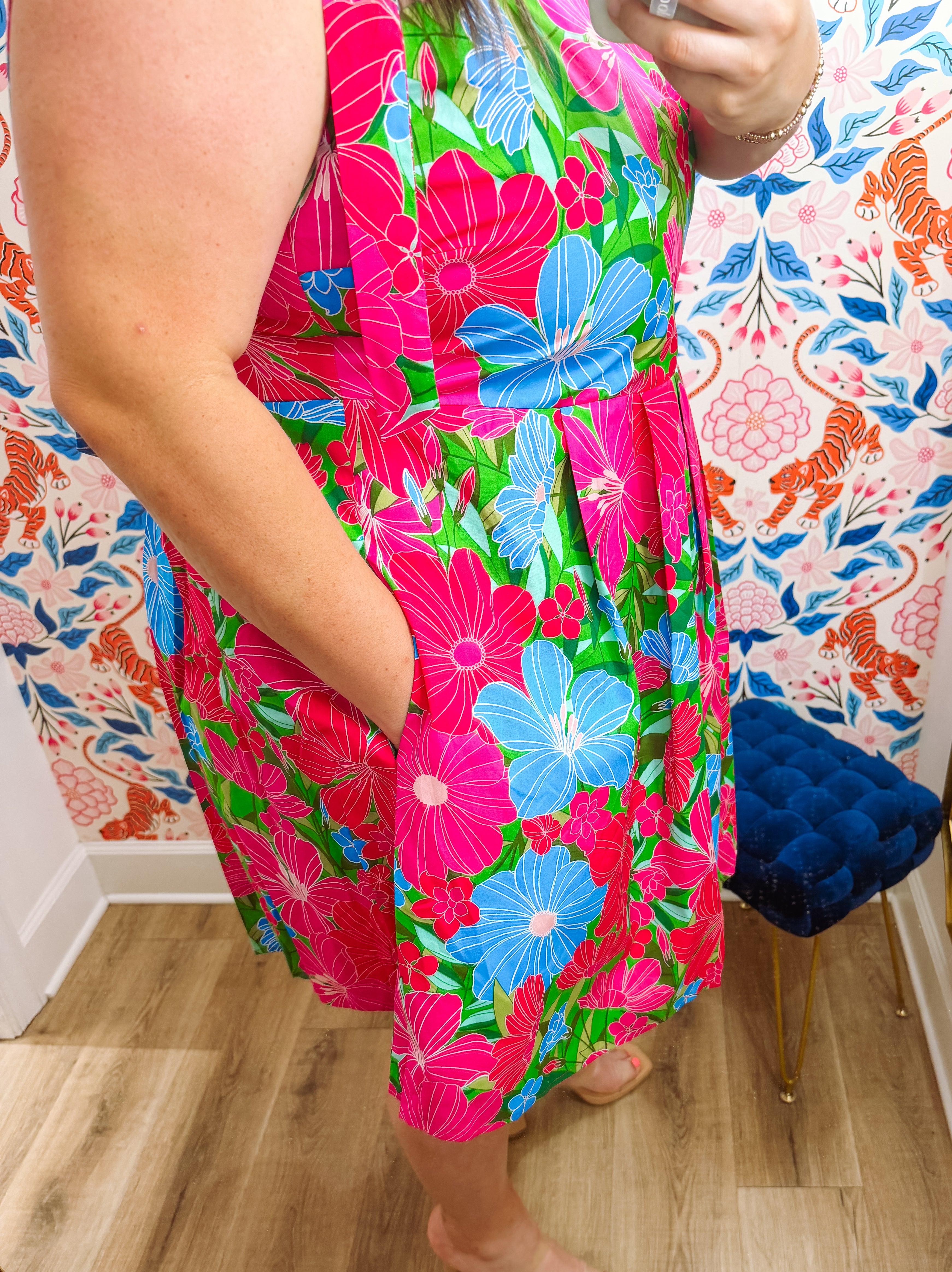 The Gracia Pleated Mini Dress