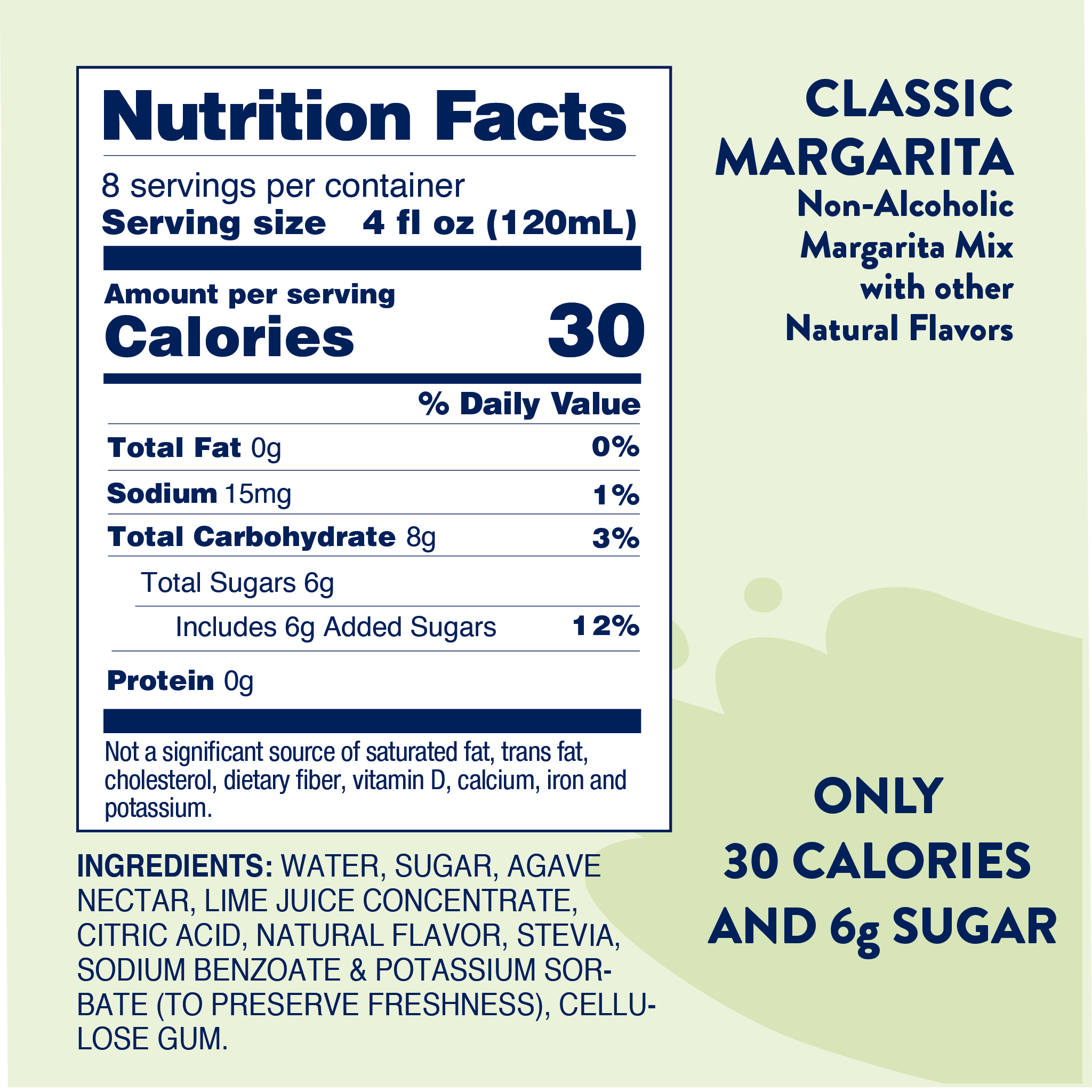 Natural Margarita Mixer Syrup