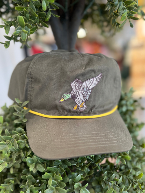Mallard Unstructured Hat in Olive by Prairie Oaks Waterfowl