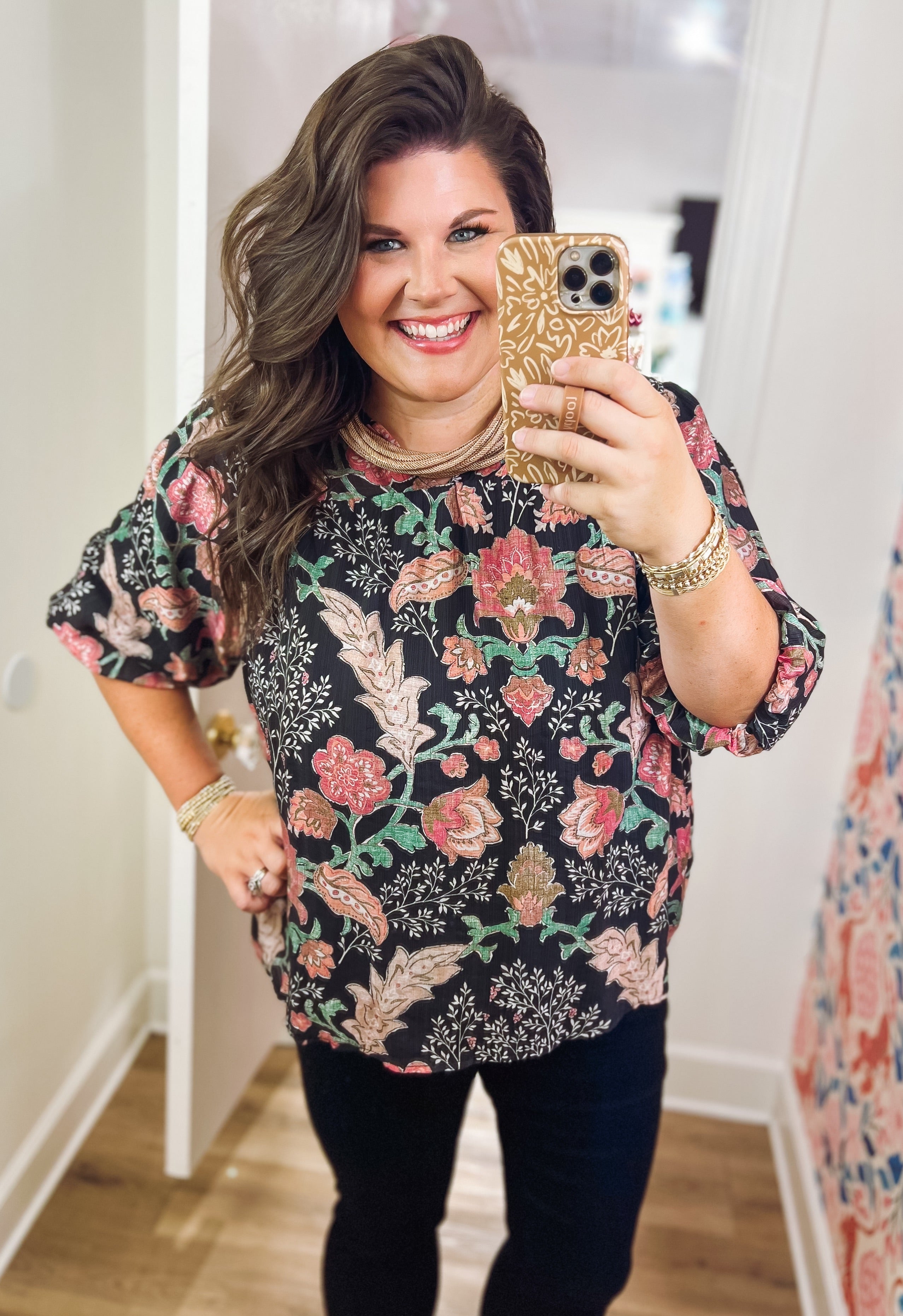 The Caitlin Floral Top