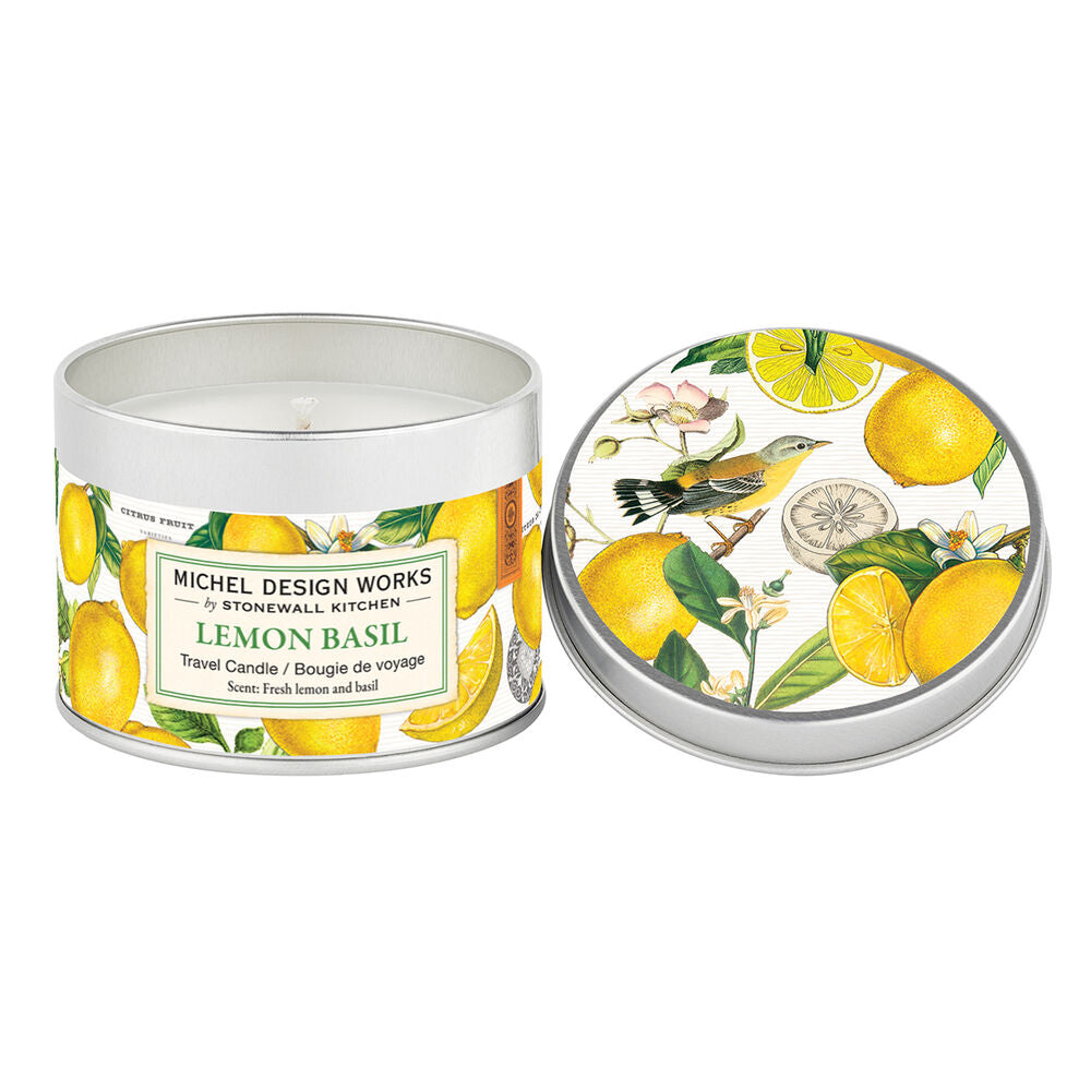 Lemon Basil Scented Candle
