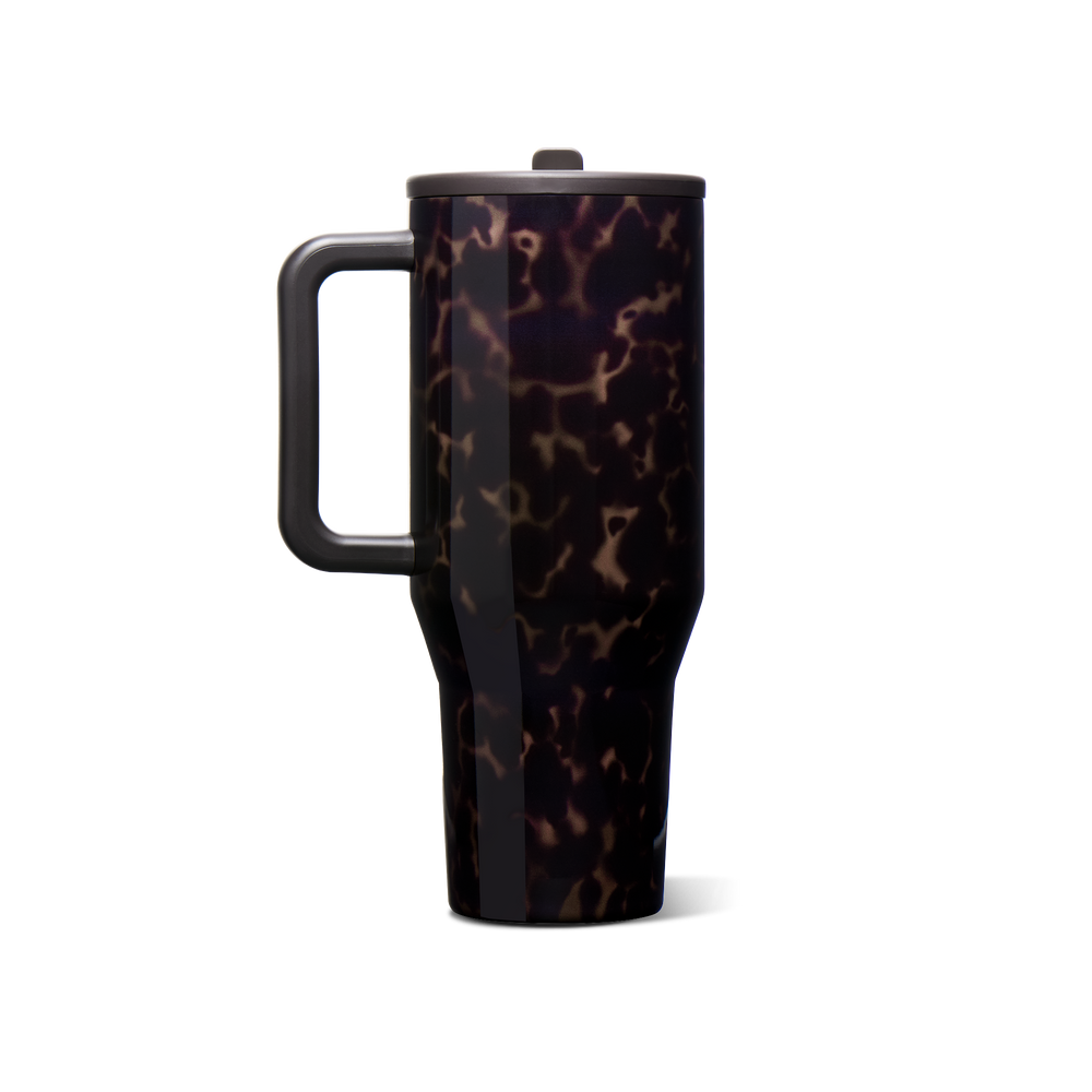 Mocha Tortoise 40oz Traveler Tumbler by HydroJug