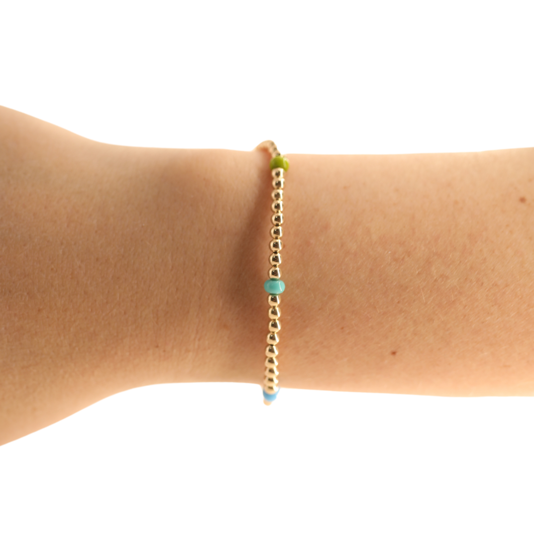 Confetti Poppi Bracelet By Beaded Blonde