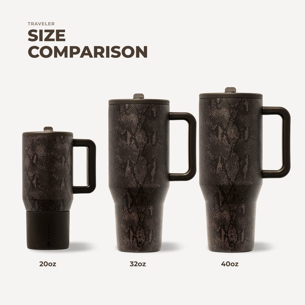 Snakeskin 40oz Traveler Tumbler by HydroJug