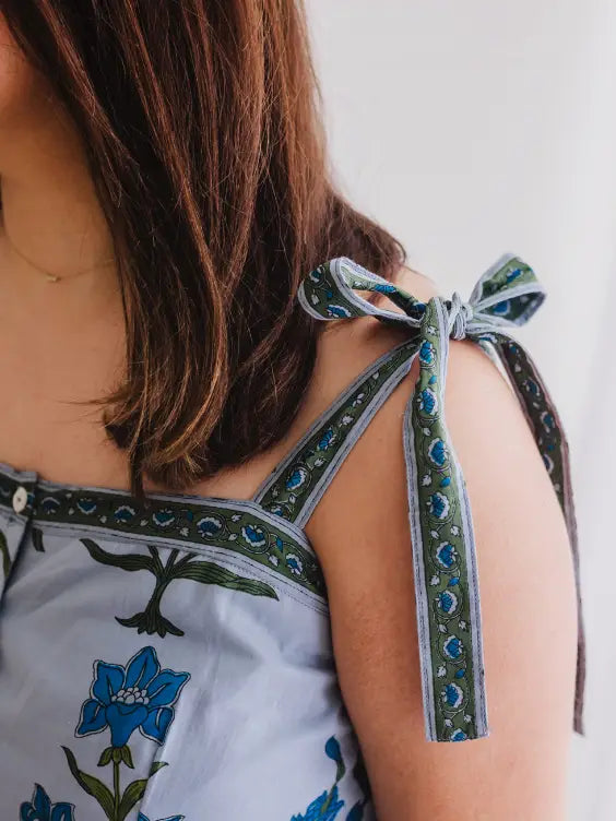 Iris Bow Maxi Dress