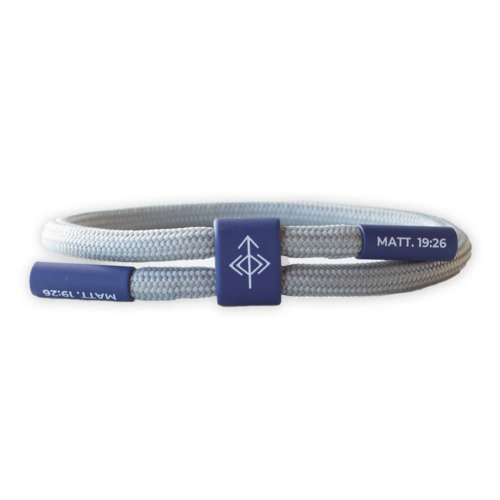 ALL THINGS POSSIBLE Christian Cord Bracelet