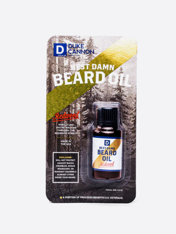 Redwood Travel Size Beard Oil by Duke Cannon
