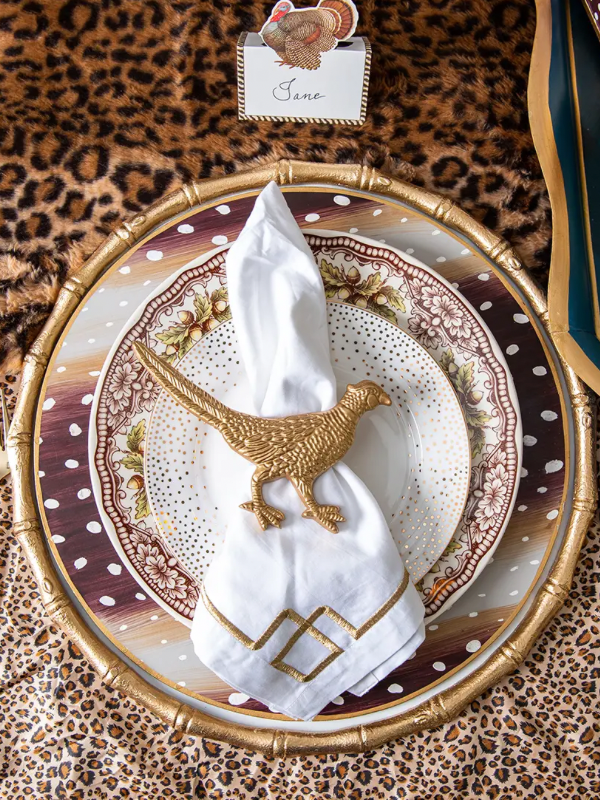 Memory Kate & Bentley Wedding Registry- Pheasant Napkin Ring