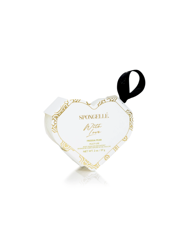 With Love Freesia Pear Heart by Spongelle