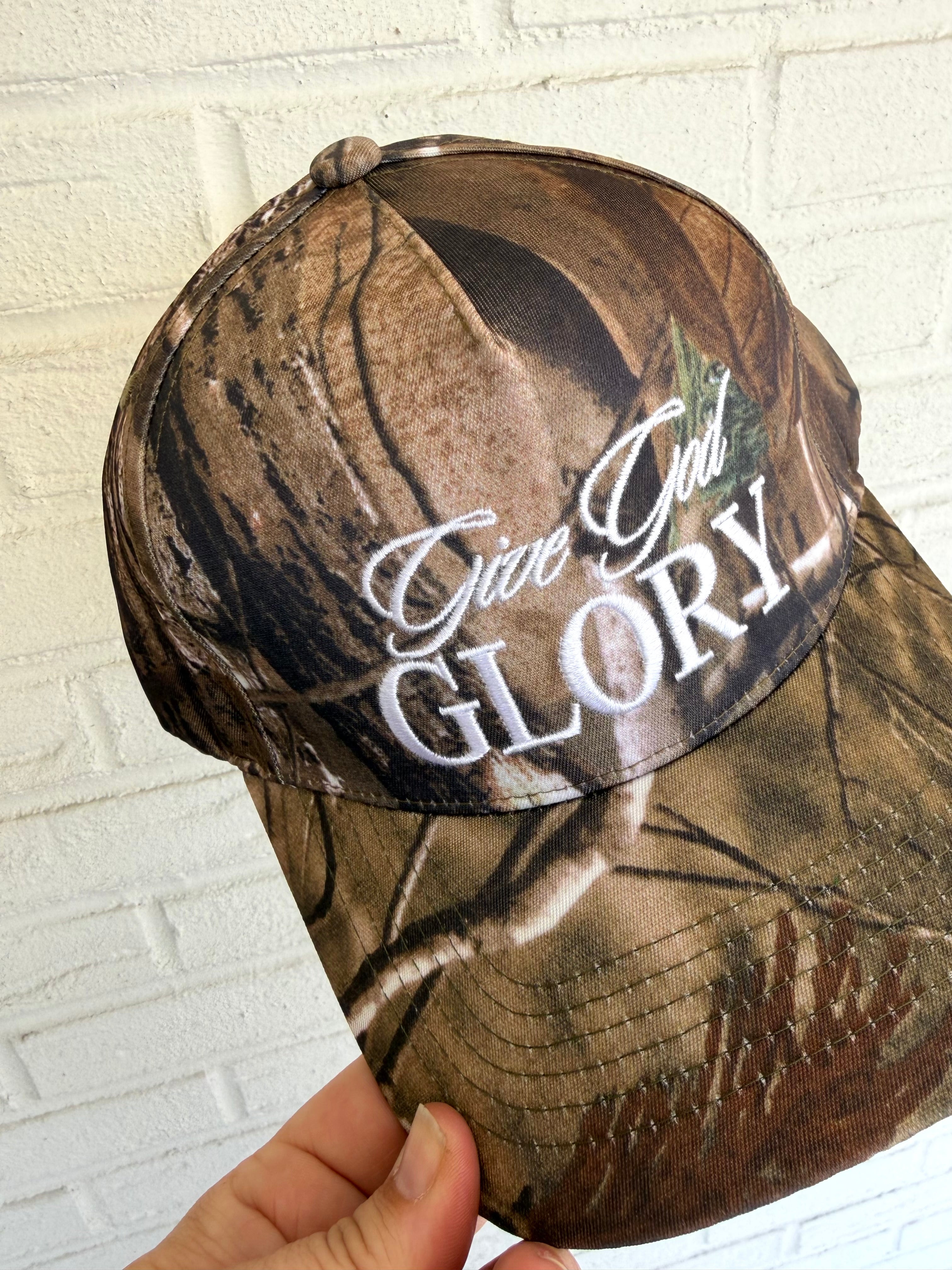 Give God Glory Camo Hat