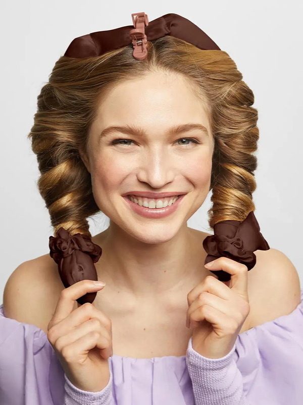 Chocolate XL Heatless Curling Set by Kitsch