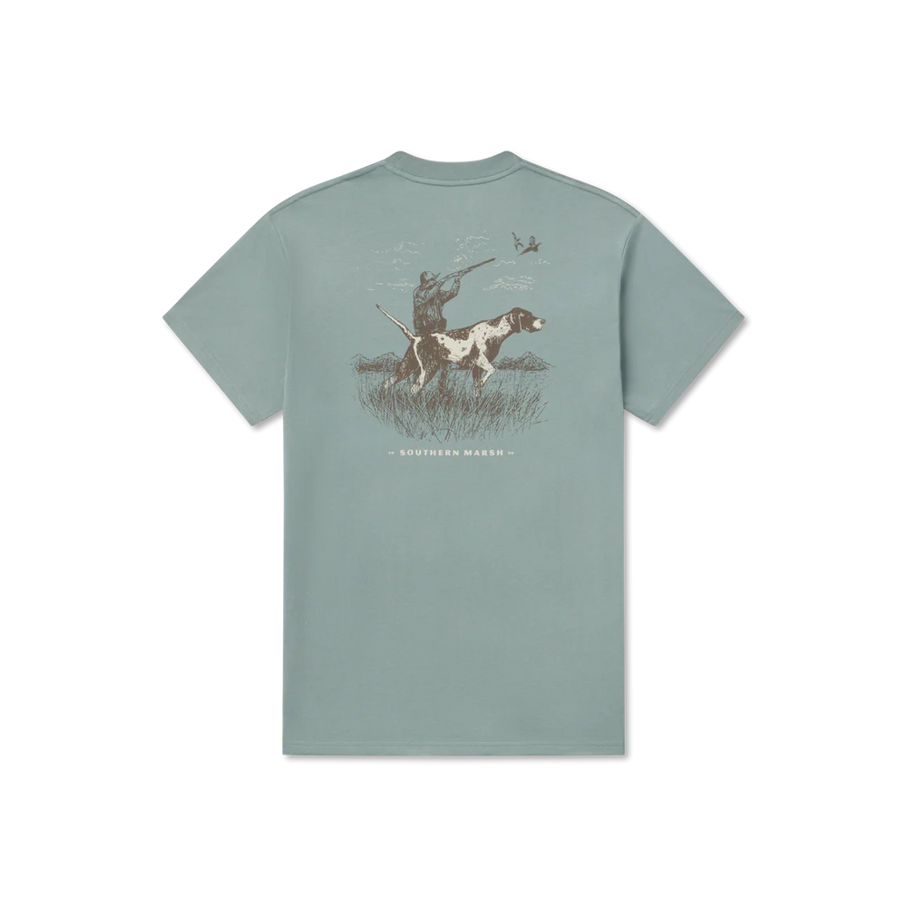 Pointer Uplander Tee in Burnt Sage by Southern Marsh