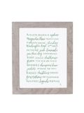 Golf themed iconic Augusta Georgia 8x10 frame with tournament references