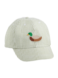 Baby Duck Embroidered Hat Seersucker pattern