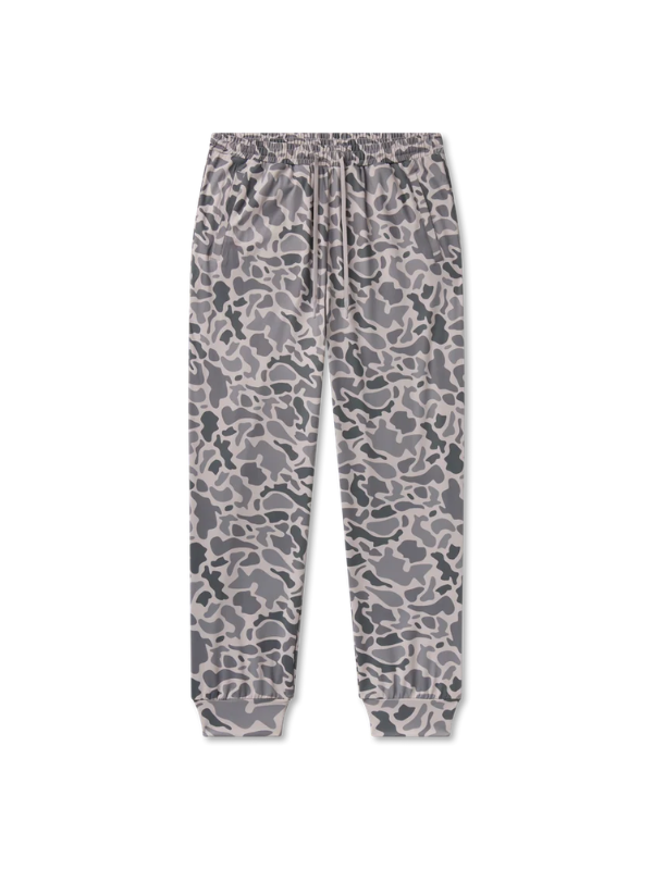gray camo jogger pants for men