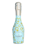 Decorative wrap for bottle of champagne