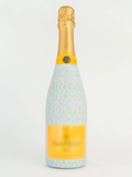 Decorative bottle wrap for champagne bottles