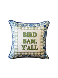 Bird Bam Y'all Pillow mahjong throw pattern chic home decor