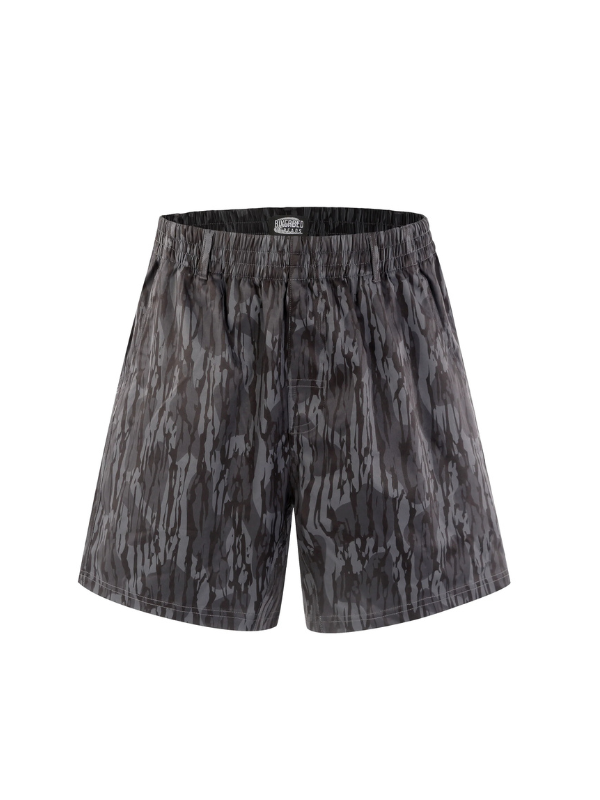 black camo mens shorts 