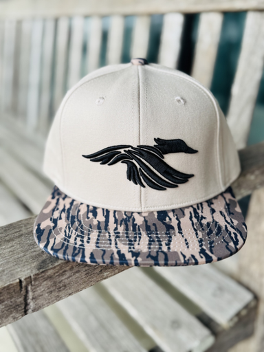 black outline wood duck hat