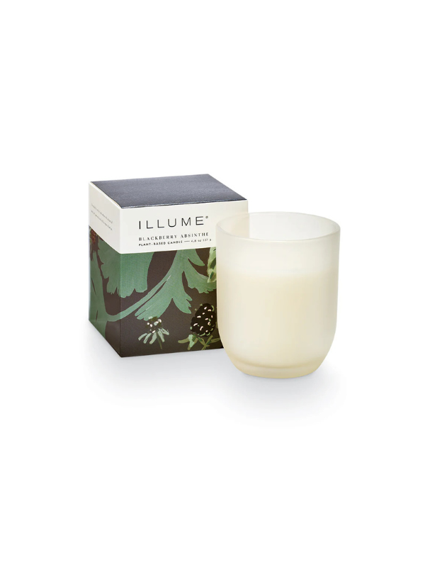 Blackberry Absinthe Baby Boxed Glass Candle black