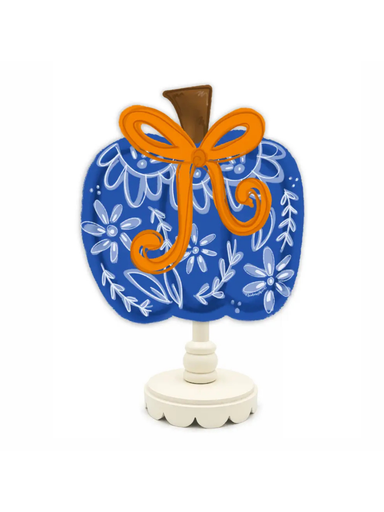 Blue Chinoiserie Pumpkin 