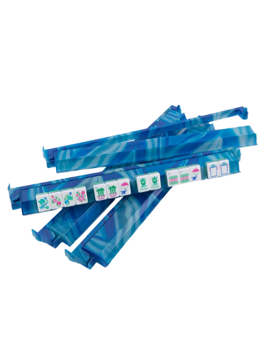 Blue Lace Agate Rack and Pusher Set for Mahjong oh my mahjong
