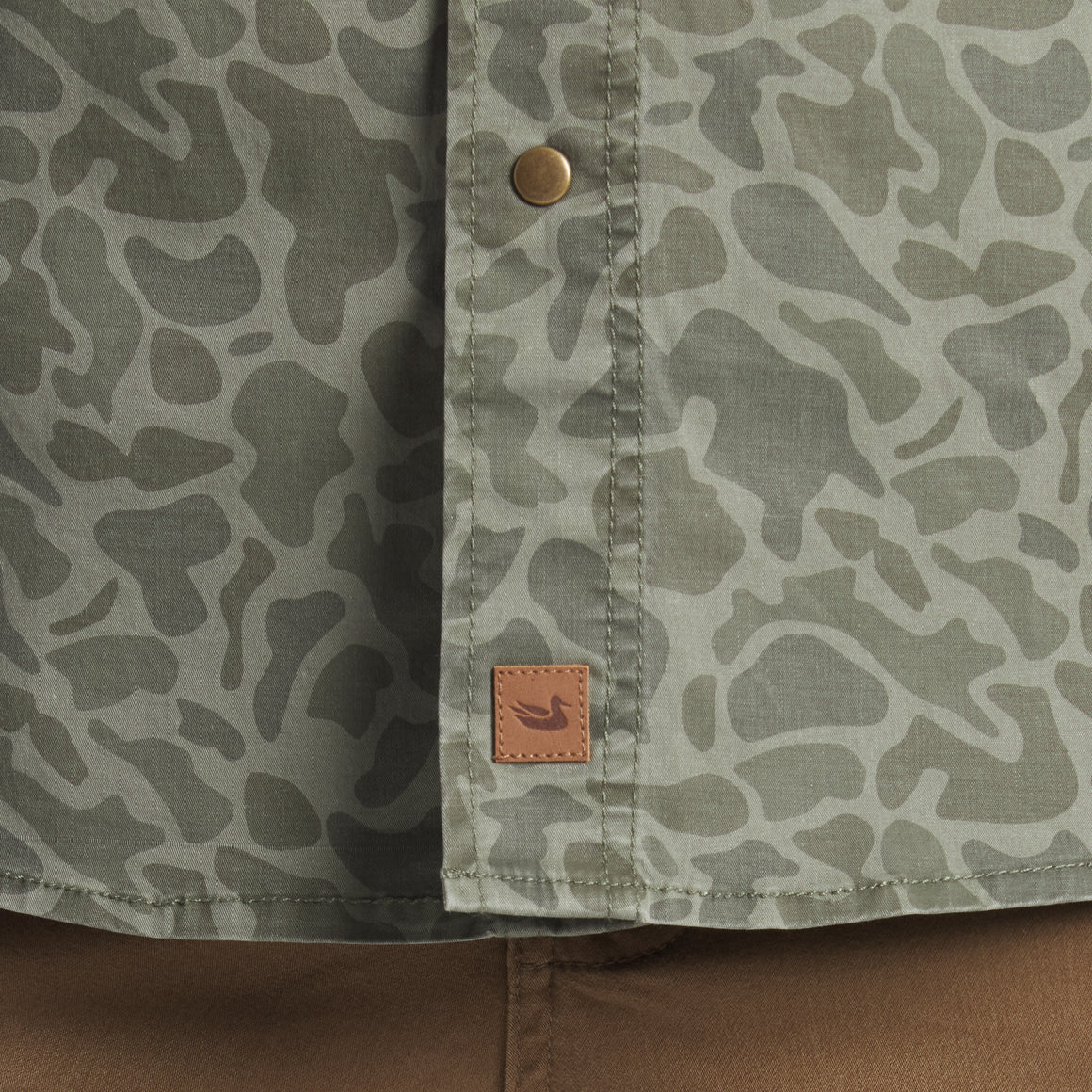 El Campo Performance Ranch Shirt in Dark Olive