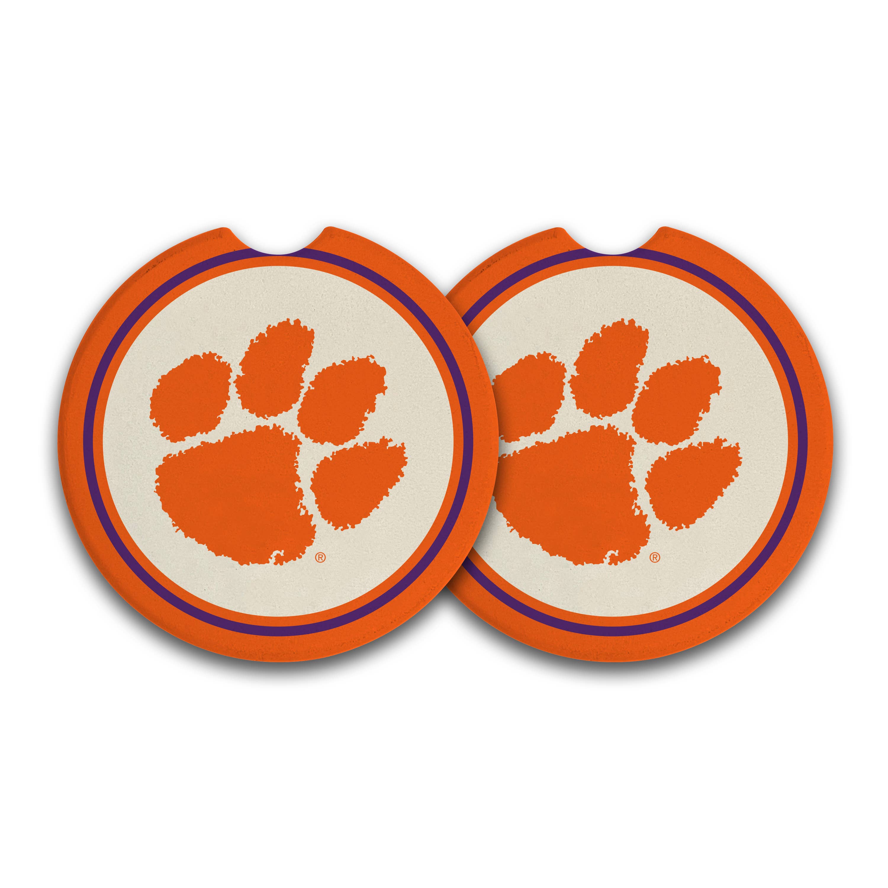 CLEMSON Car Coasters 2
