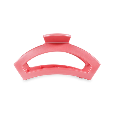 Calming Coral Open Medium Hair Clip teleties