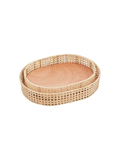 oval cane trays