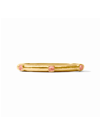 Julie Vos gold hinged bangle bracelet 