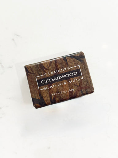 Elements cedarwood soap for men 
