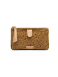 leather spotted wallet