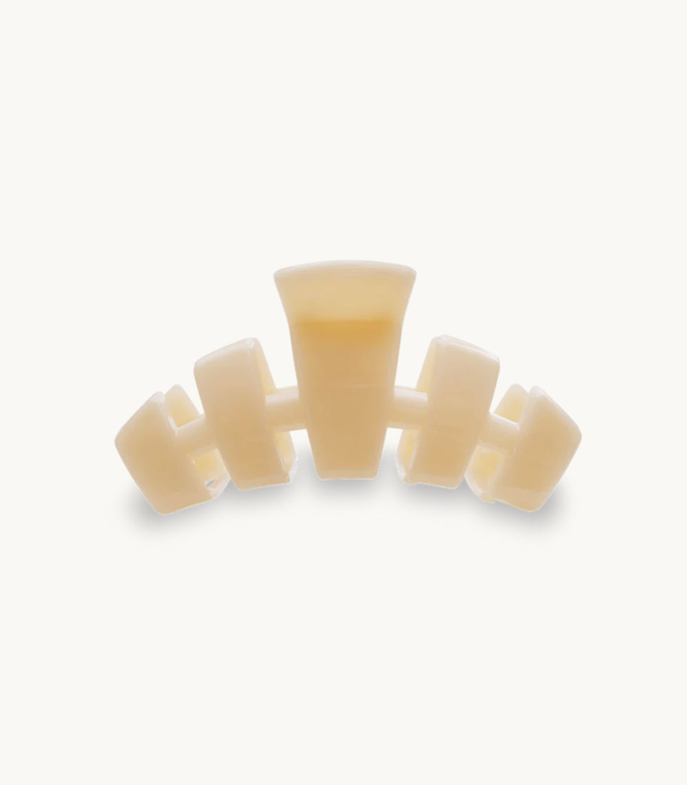 Classic Almond Beige Medium Hair Clip teleties claw clip