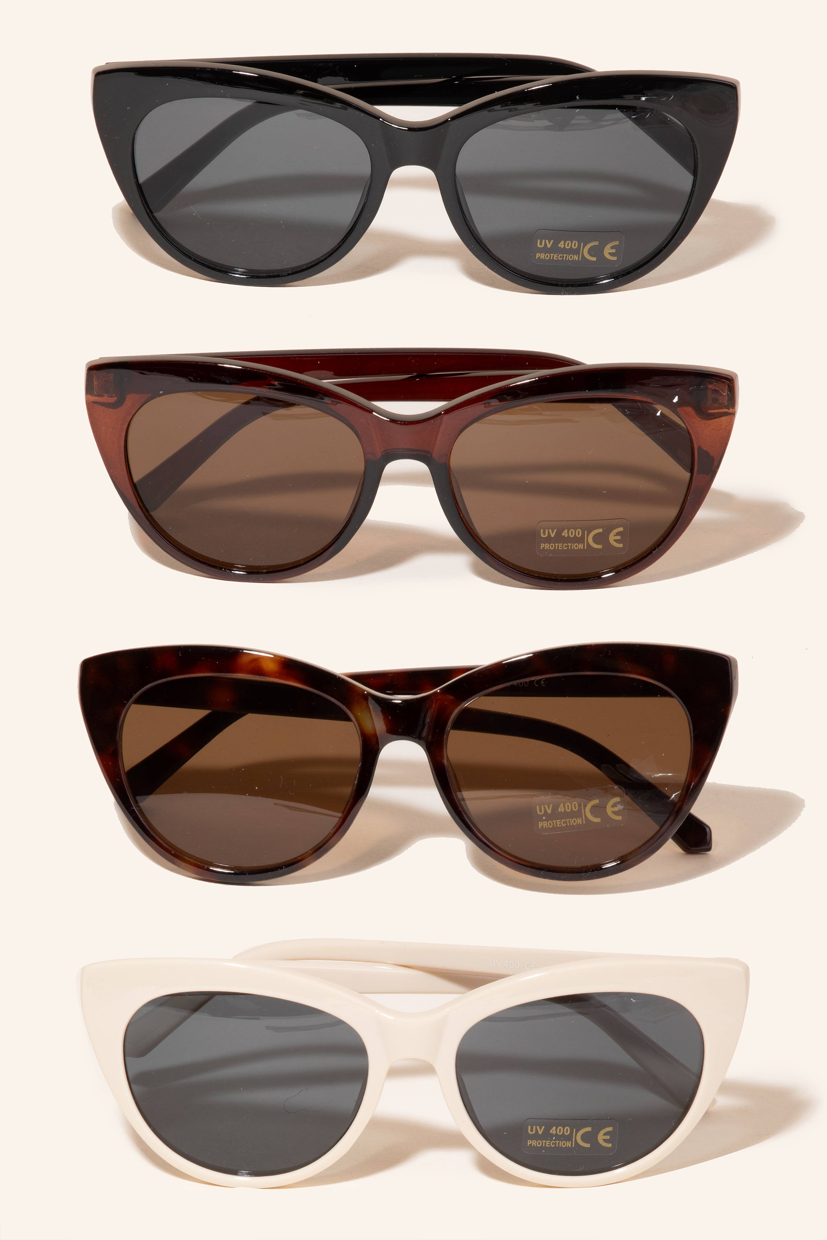 Classic Cat Eye Frame Sunglasses 4 styles