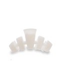 Classic Coconut White Large Hair Clip teleties