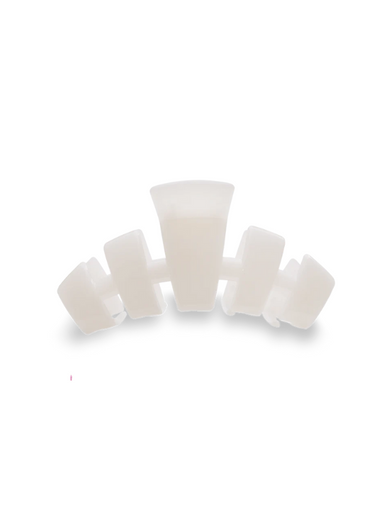Classic Coconut White Large Hair Clip teleties
