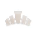 Classic Coconut White Medium Hair Clip teleties