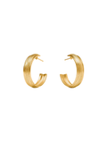 Gold Cobblestone Hoop By Julie Vos