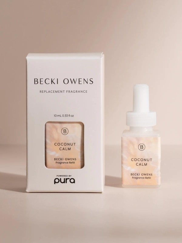 Pura scent with notes of solar accord, fresh cotton, shea butter, french white muguet, coconut butter, creamy white jasmine, sheer musk, white amber, and vanilla bourbon extract