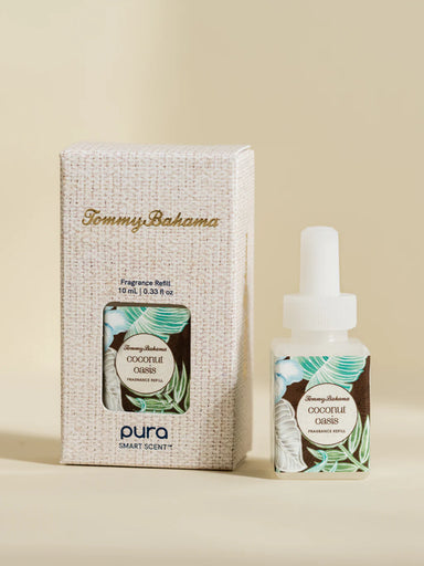 Pura scent with notes of mandarin peel, lemon zest, sweet orange, coconut milk, wild hibiscus petals, cassis, tonka, vanilla bean, and fruity musk
