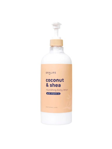 Coconut & Shea Nourishing Body Lotion with vitamin e by spa life