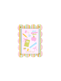 scalloped 2x3 frame striped