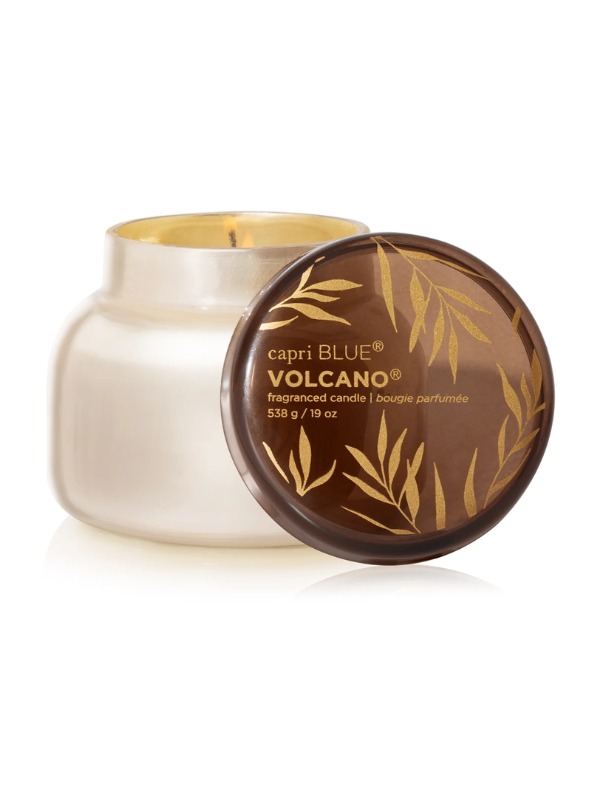 Autumn Glow Volcano White Signature Candle