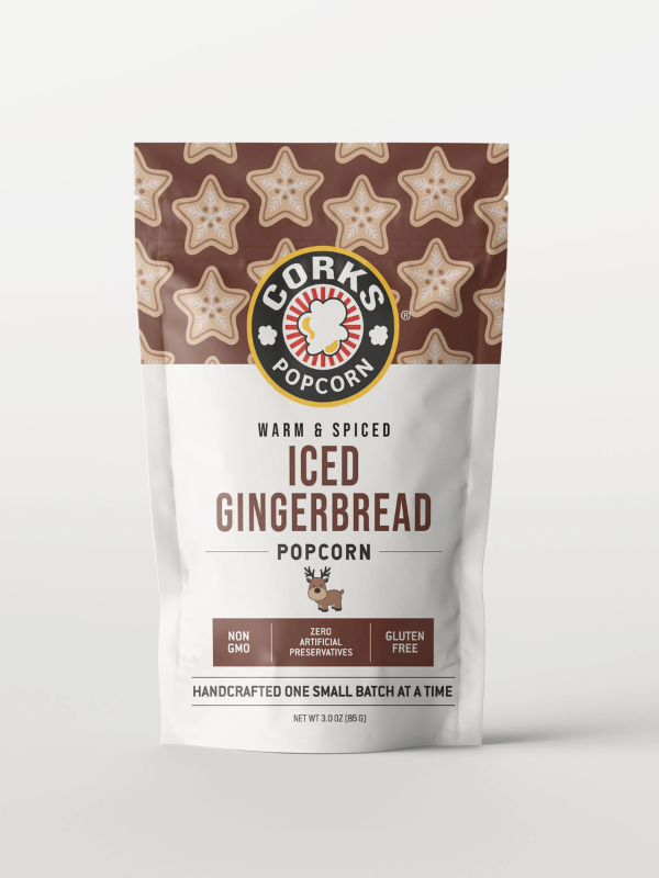Corks Iced Gingerbread Popcorn
