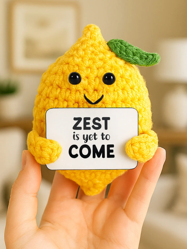 Lemon Crocheted Mini