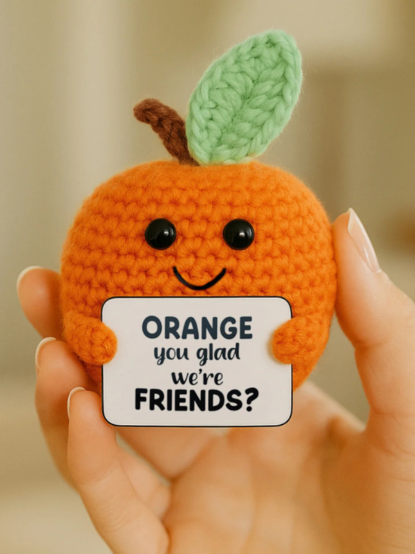 Orange Crocheted Mini