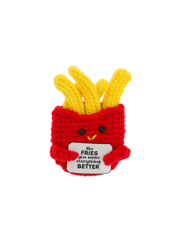 French Fry Crocheted Mini