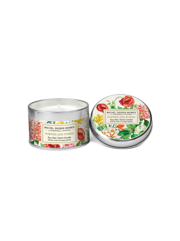 Small Poppies and Posies Scented Candle